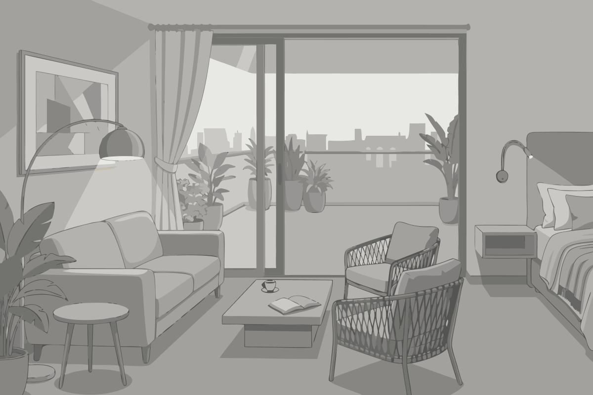 Triple Room with Garden View